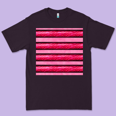 Valentines Day Zebra Stripes Seamless Pattern Premium Tee Designed By Bundleandbundleshop