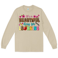 Mushroom its a beautiful day for learning Long Sleeve Tee - NancyCooperArtShop