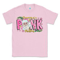 Bubblegum Pink dreaming of a pink christmas Classic Tee - CowhideDigitalArt