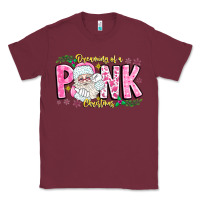 Burgundy dreaming of a pink christmas Classic Tee - CowhideDigitalArt