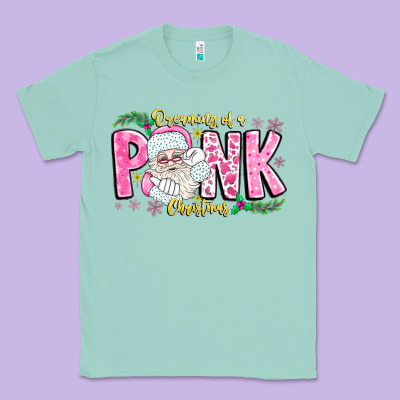 Dreaming Of A Pink Christmas Classic Tee Designed By Cowhidedigitalart