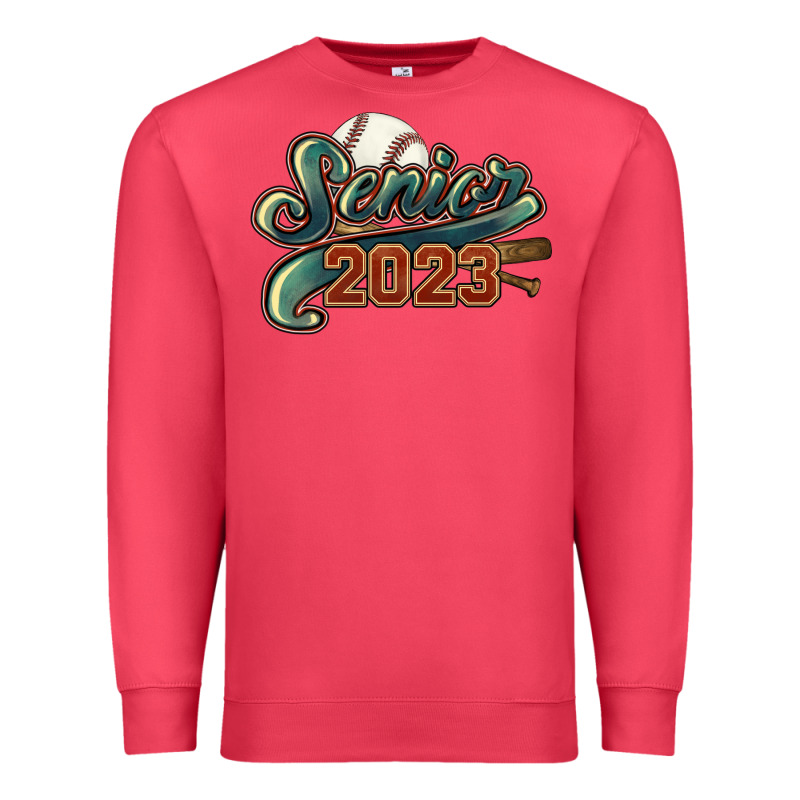 Senior 2023 Baseball Premium Sweatshirt by HowdyJamesFarm | Teevron
