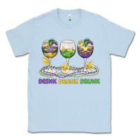 Dusty Blue drink drank drunk Classic Tee - MaliasSmallBusiness