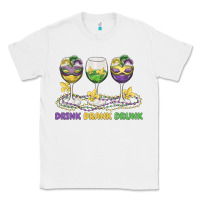White drink drank drunk Classic Tee - MaliasSmallBusiness