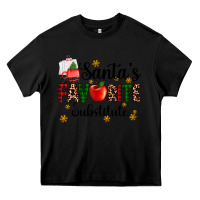 Black santa's favorite substitute Heavy Core Tee - AdoDesignShop