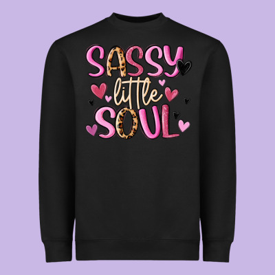 Sassy Little Soul Heavyweight Sweatshirt Designed By Maliassmallbusiness