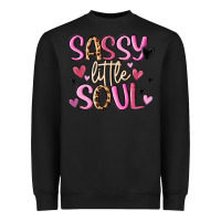 Black sassy little soul Heavyweight Sweatshirt - MaliasSmallBusiness