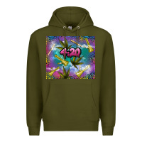 Army Green 4 20 marijuana holiday Premium Hoodie - TumblerDesignByShophia