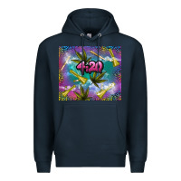 Navy 4 20 marijuana holiday Premium Hoodie - TumblerDesignByShophia