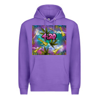 Purple 4 20 marijuana holiday Premium Hoodie - TumblerDesignByShophia