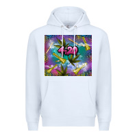 White 4 20 marijuana holiday Premium Hoodie - TumblerDesignByShophia