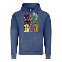 Vintage Denim Meow i mean, boo Halloween Vintage Hoodie - NancyCooperArtShop
