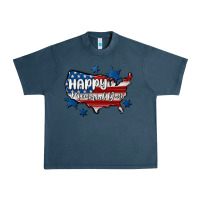Midnight Navy happy memorial day usa Urban Heavy Tee - MaliasSmallBusiness