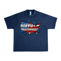 Navy happy memorial day usa Urban Heavy Tee - MaliasSmallBusiness