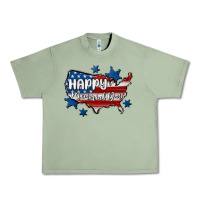 Oil Green happy memorial day usa Urban Heavy Tee - MaliasSmallBusiness