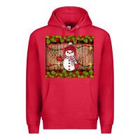 Cardinal snowman Christmas Premium Hoodie - JahusDesignShop
