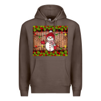 Coffee snowman Christmas Premium Hoodie - JahusDesignShop