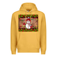 Mustard snowman Christmas Premium Hoodie - JahusDesignShop