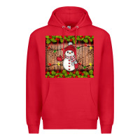 Red snowman Christmas Premium Hoodie - JahusDesignShop