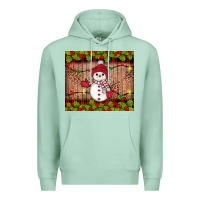 Seafoam snowman Christmas Premium Hoodie - JahusDesignShop