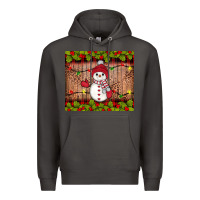 Smoke snowman Christmas Premium Hoodie - JahusDesignShop