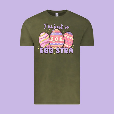 I'm Just So Egg Stra Vintage Tee Designed By Maliassmallbusiness