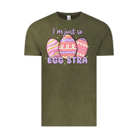Vintage Olive i'm just so egg stra Vintage Tee - MaliasSmallBusiness