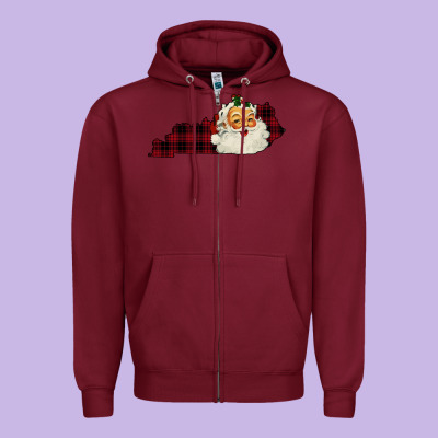 Kentucky Santa Ho Ho Zipper Hoodie Designed By Bettercallsaul