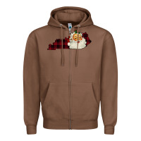 Chestnut Kentucky Santa Ho Ho Zipper Hoodie - Bettercallsaul