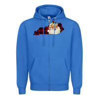 True Royal Kentucky Santa Ho Ho Zipper Hoodie - Bettercallsaul