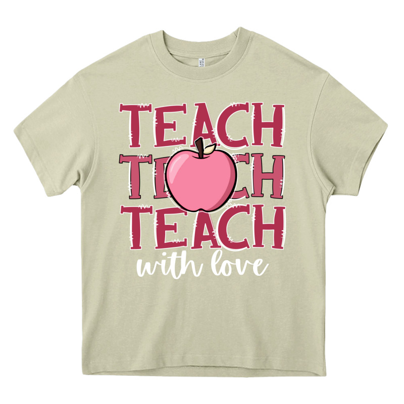 Teach With Love Heavy Core Tee by JahusDesignShop | Teevron