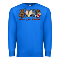 True Royal Peace love Baseball Premium Sweatshirt - HowdyJamesFarm