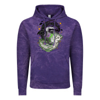 Cloud Purple Magical cats ghost with moon Halloween Vintage Hoodie - NancyCooperArtShop