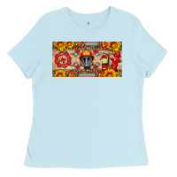 Baby Blue firefighter air mask sunflower and elementary license plate Ladies Tee - HRA Design Shop