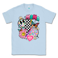 Dusty Blue retro mama Classic Tee - JahusDesignShop
