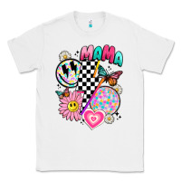 White retro mama Classic Tee - JahusDesignShop