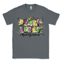 Charcoal Heather booze beads Classic Tee - MaliasSmallBusiness