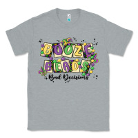 Heather Grey booze beads Classic Tee - MaliasSmallBusiness
