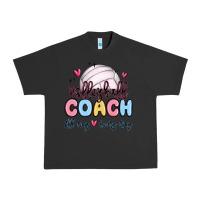 Pigment Black volleyball coach all day every day Urban Heavy Tee - MaliasSmallBusiness