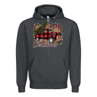 Smoke Merry Christmas Truck Zipper Hoodie - Bettercallsaul