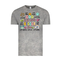 Cloud Rock god is so much bigger than malia Vintage Tee - MaliasSmallBusiness