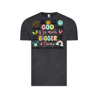 Vintage Black god is so much bigger than malia Vintage Tee - MaliasSmallBusiness