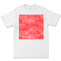White valentines day xoxo seamless pattern Premium Tee - BundleAndBundleShop