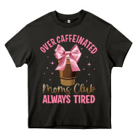 Asphalt over caffeinated moms club Heavy Core Tee - JahusDesignShop