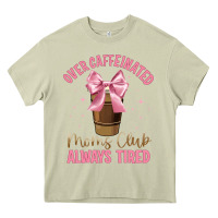 Mossy over caffeinated moms club Heavy Core Tee - JahusDesignShop