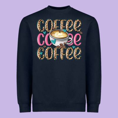 Coffee Coffee Coffee Heavyweight Sweatshirt Designed By Maliassmallbusiness