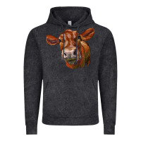 Vintage Arctic red angus face Vintage Hoodie - LillyAllenDesigns