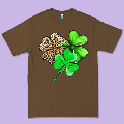 Three Clover Premium Tee Designed By Adodesignshop