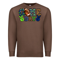 Chestnut Game day green and blue team color Premium Sweatshirt - HowdyJamesFarm