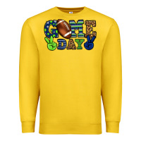 Lemon Game day green and blue team color Premium Sweatshirt - HowdyJamesFarm